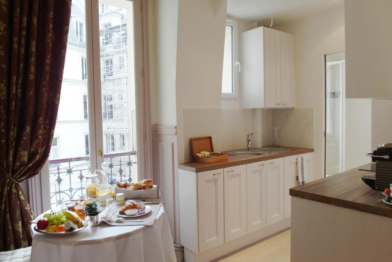 Chambre D Hote : Louvre Elegant Apt Suite París Exterior foto